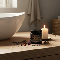 Menopause Relief jar in morning lifestyle scene